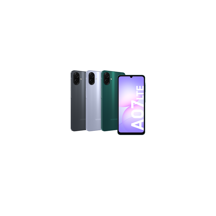 Samsung Galaxy A07 64 Go — illustration du modèle, coloris selon disponibilité