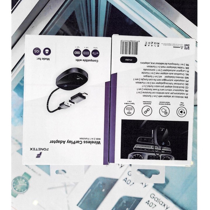 Adaptateur Wireless CarPlay FONETEX FT-CP01 — photo fournisseur groupée
