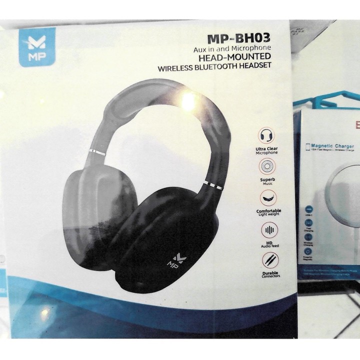 Casque Bluetooth MP-BH03 — photo fournisseur groupée