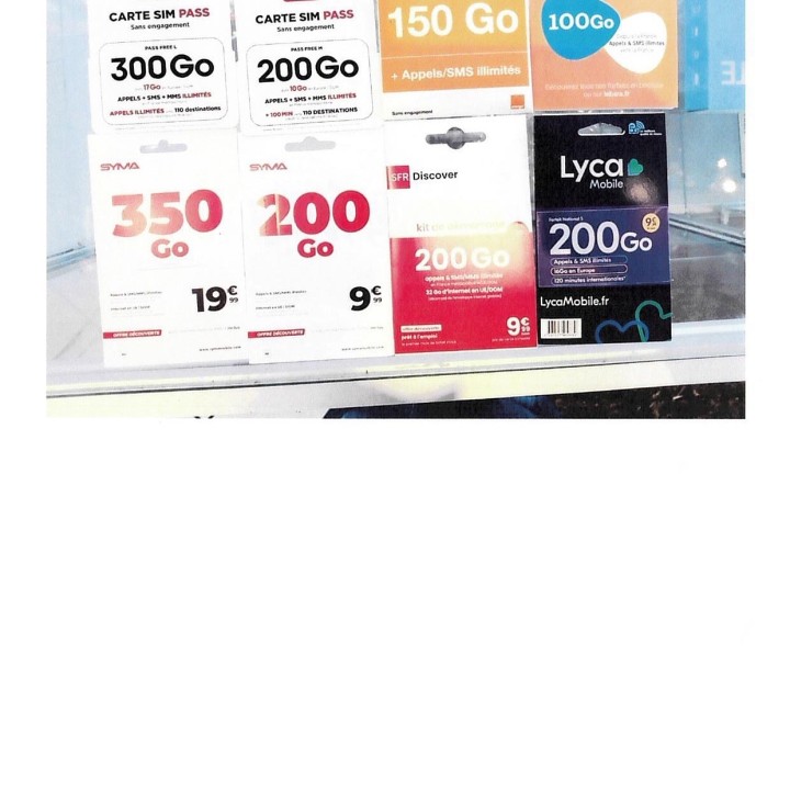 Carte SIM Lebara 100Go — photo fournisseur groupée